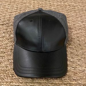 Leather & Wool Athleta Hat